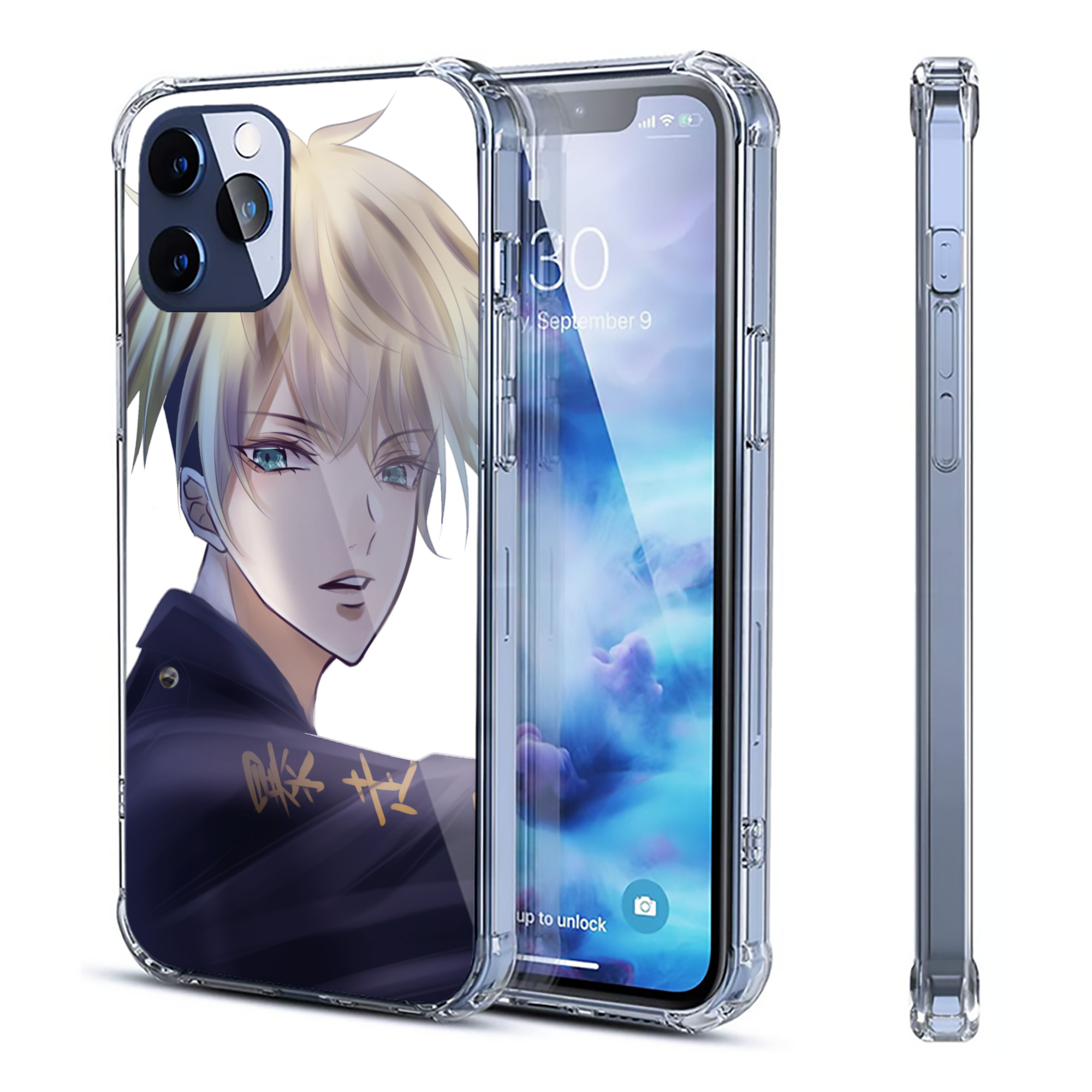 （画像用） 東京リベンジャーズ Tokyo Revengers 【iPhone 12シリーズ対応】透明スマホケース（クリアソフトケース）